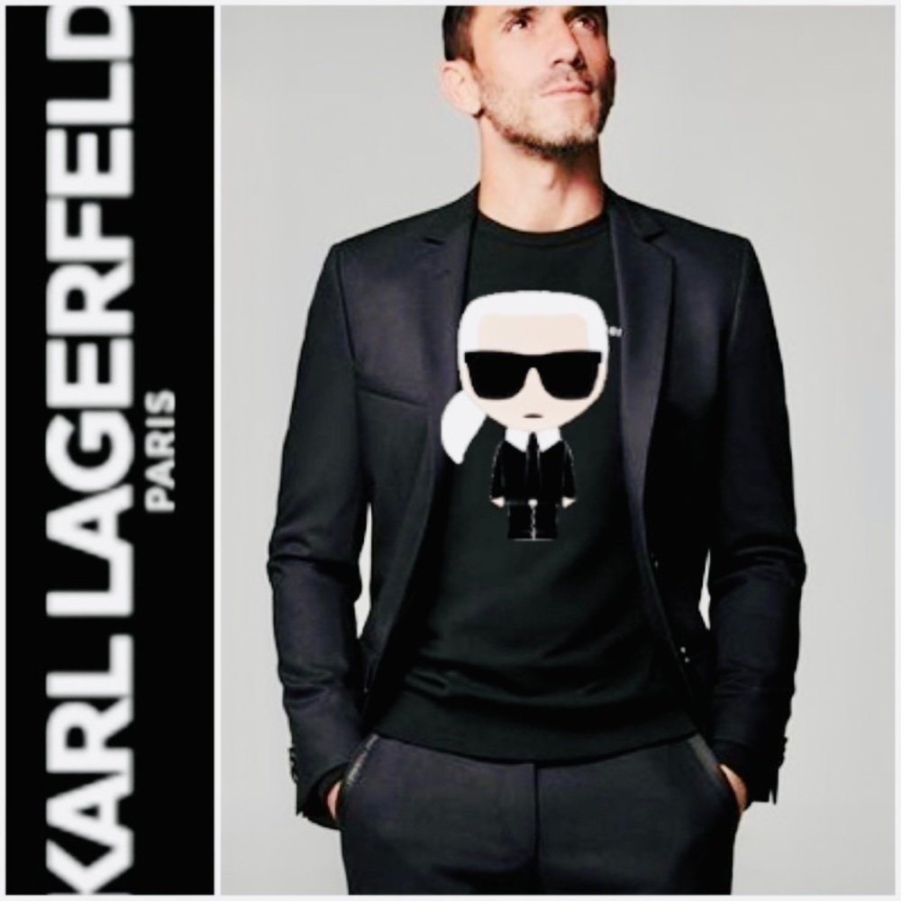 Karl Lagerfeld Black with Iconic KL logo